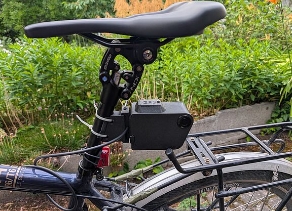 Open Bike Sensor am Fahrrad